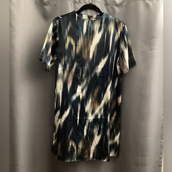 H&M shift midi short sleeve dress size small - Picture 1 of 3